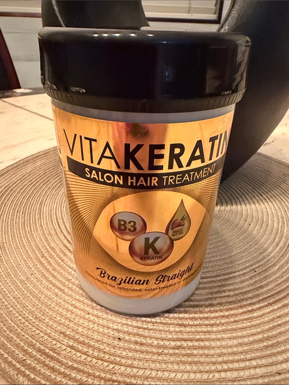 New VitaKeratin Brazilian Straight Salon Hair Treatment 650 ml
